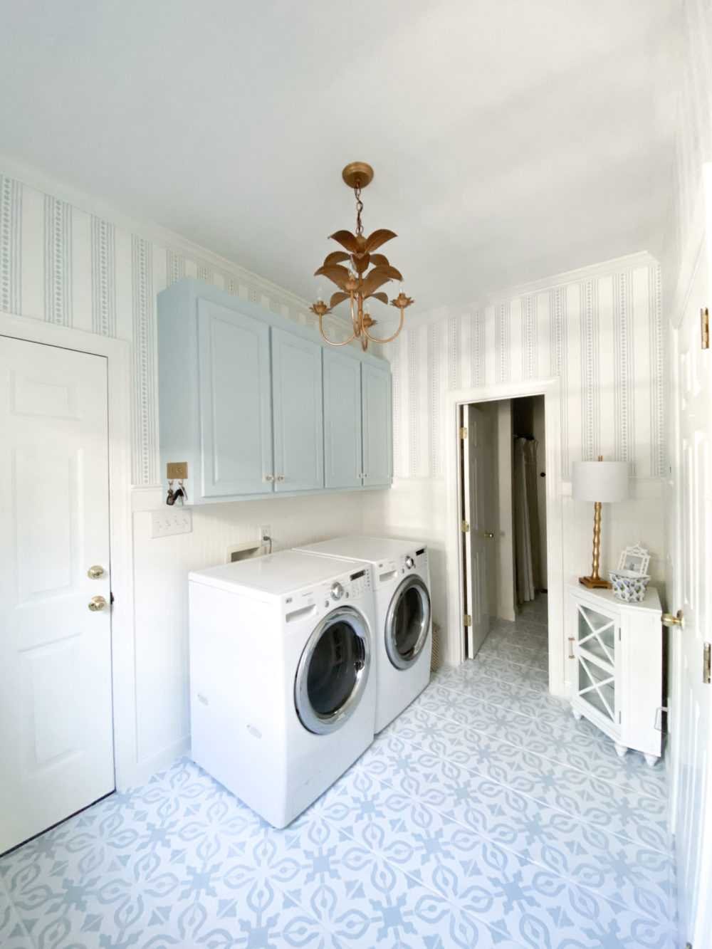 CLEANING CABINET MAKEOVER - The Striped House